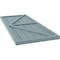 Ekena Millwork Americraft 6-Board Wood 2 Equal Panel Frmd Board-n-Batten Shutters w/Dbl Z-Bar, ARW102BF621X77SBH, PR ARW102BF621X77SBH - alternate 7